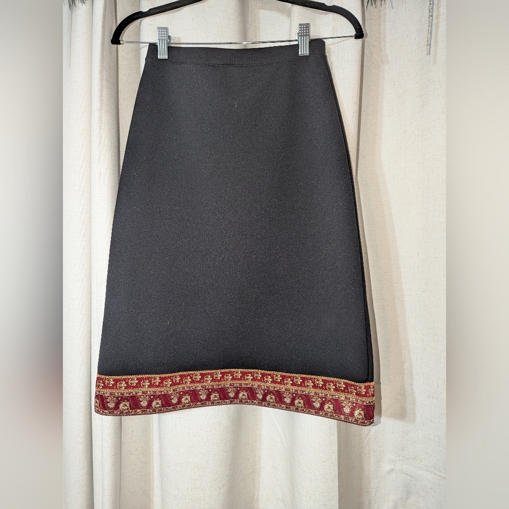 Vintage Moody Red And Black Skirt